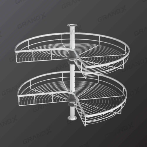 Kệ góc mâm xoay góc mở 3/4 Grandx XC.270.80S1